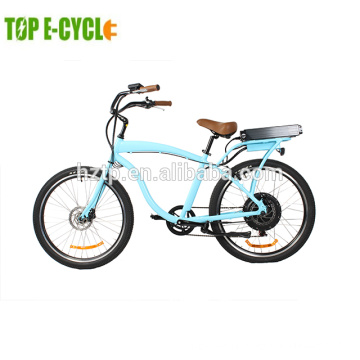 26 inch 500W brushless hub motor fat tire electric bike / beach cruiser fat e bike